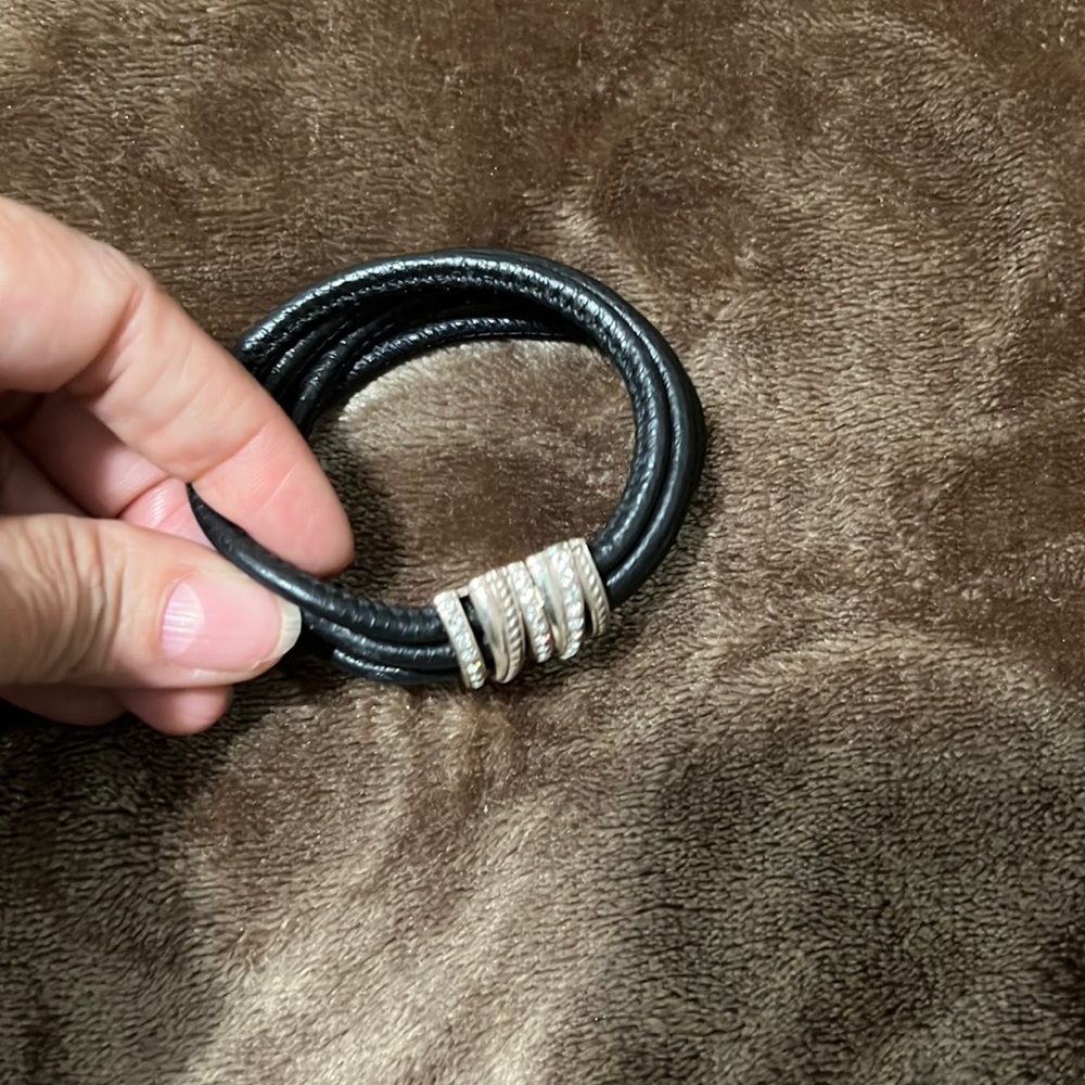 Brighton leather cord bracelet